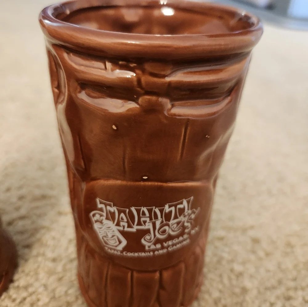 Tahiti Joes‎ Las Vegas Nevada Ceramic Brown Mugs Cups 6